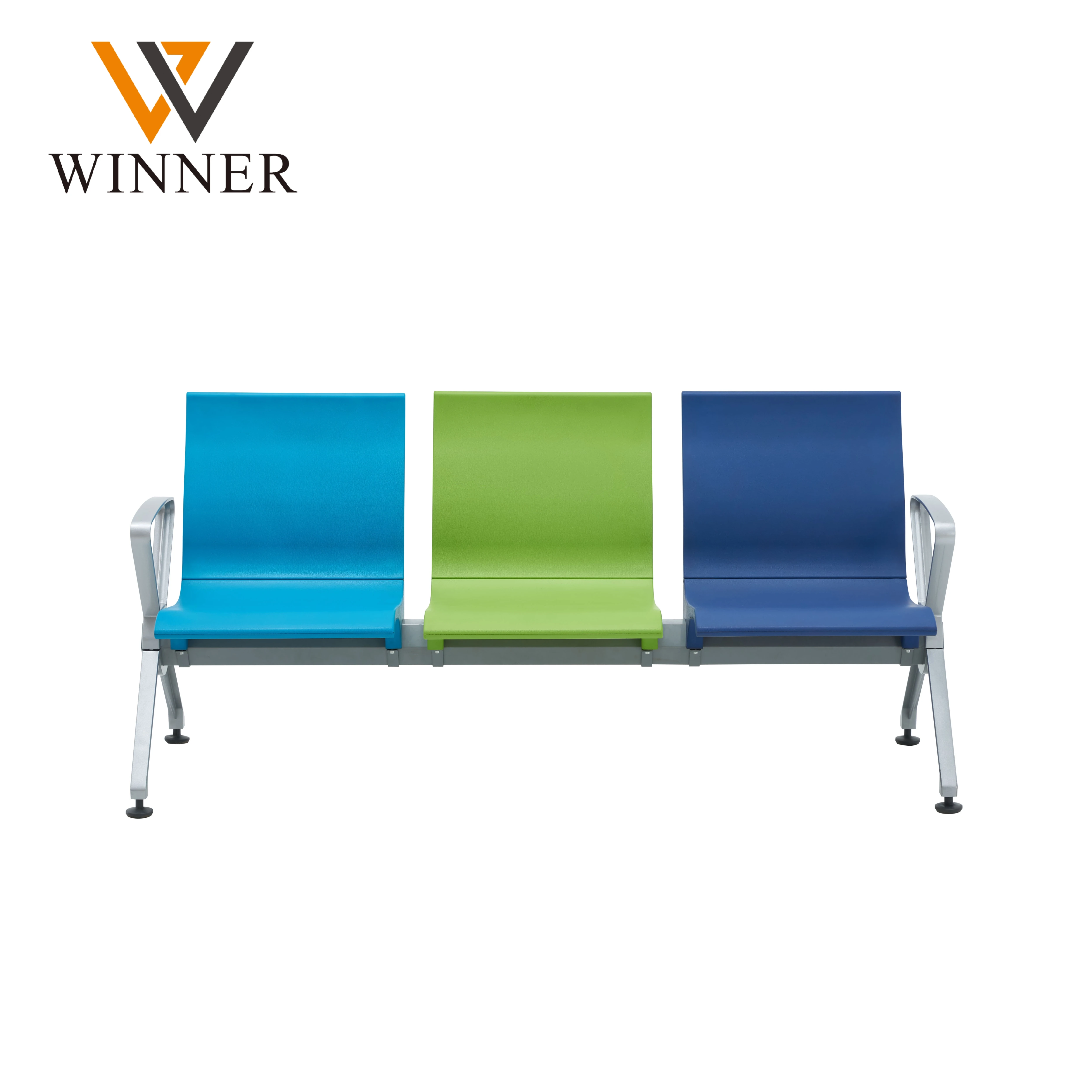 PU padding public airport waiting area bench chair waiting bench seating chairs