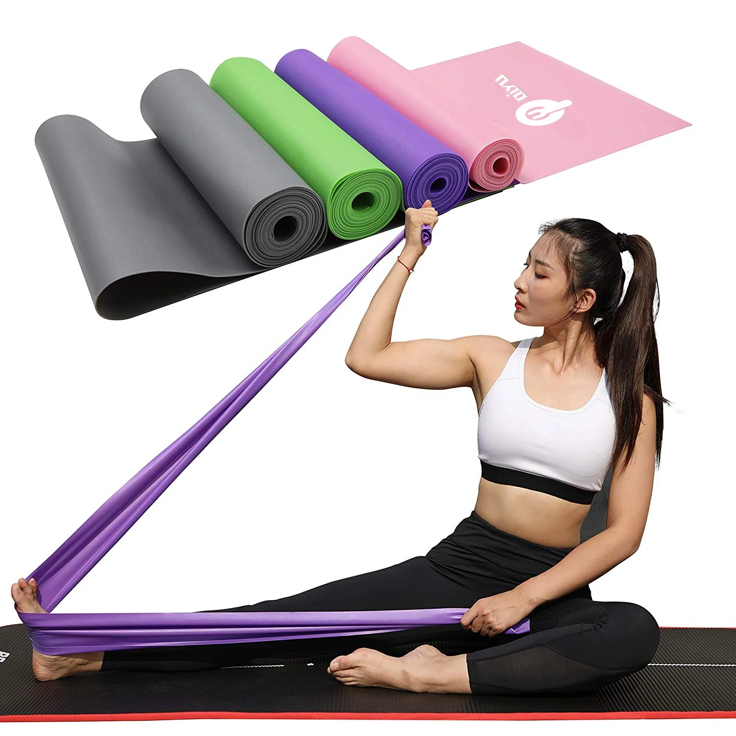 Theraband Resistance Bands Natural Latex Resistance Bands Wholesale Fitness Resistance Bands Set Custom Logo