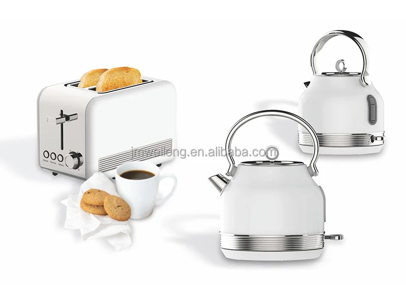 Stainless steel white and black water electric kettle water Stainless steel electric kettle water boiling home appliance