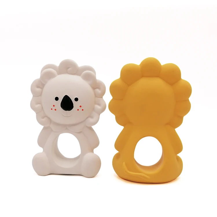Hot Selling Natural Rubber Teeth Chew Lion Teeth Gum Toys