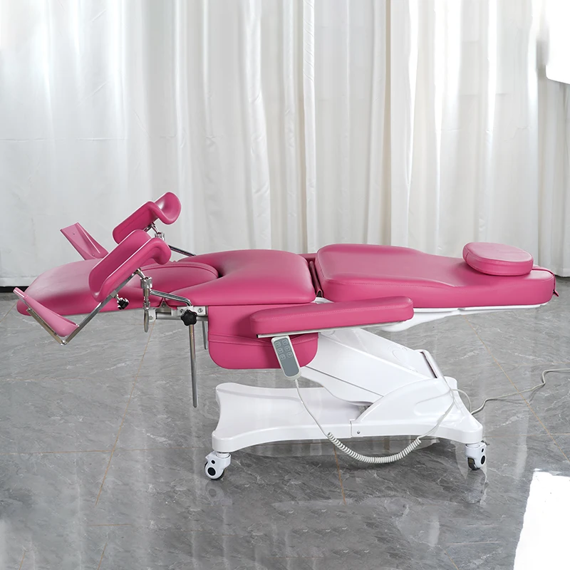 Commercial Furniture Carbon Steel Electric Examination Couch Gynecological Bed Medical Bed Examination Couch
