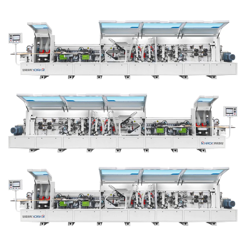 Affordable automatic plywood edge banding small wood-based panel mechanical HRCK CNC machine banding edge