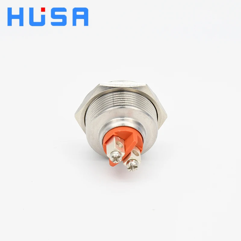 The Factory Produces Waterproof Dpdt 15a Big Current Momentary Push Button Switch 22mm 1nc 220v Ac/dc Switches