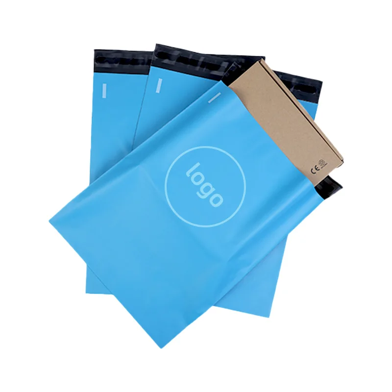 custom logo plastic courier poly seal mailing bag side sealing courier bag making machine