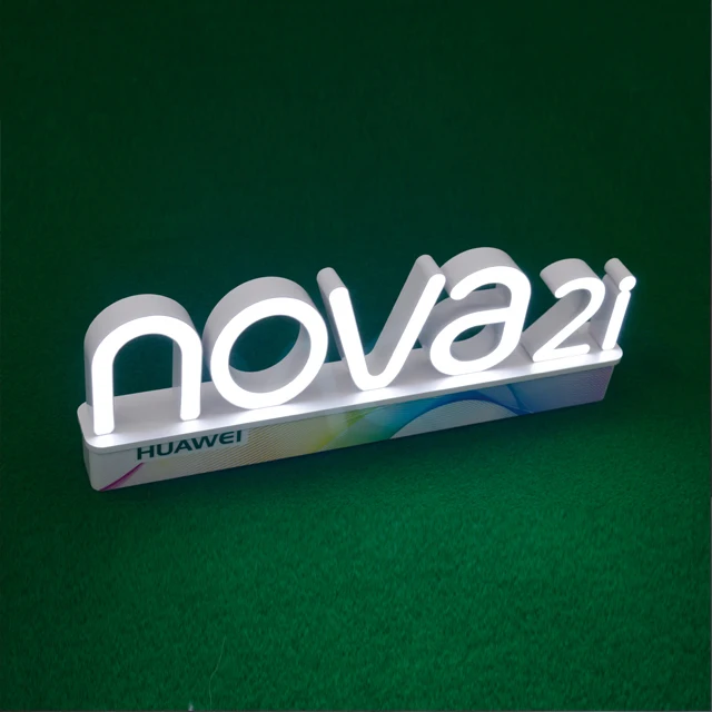 FOG custom injected ABS mold led sign, frontlit illuminated shopfront led letter sign