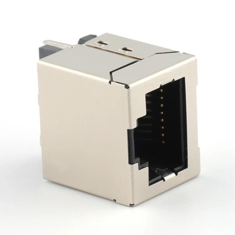 180Degree RJ45 Female Connector Jack Lan Network RJ45 8P8C A Type Female Connector