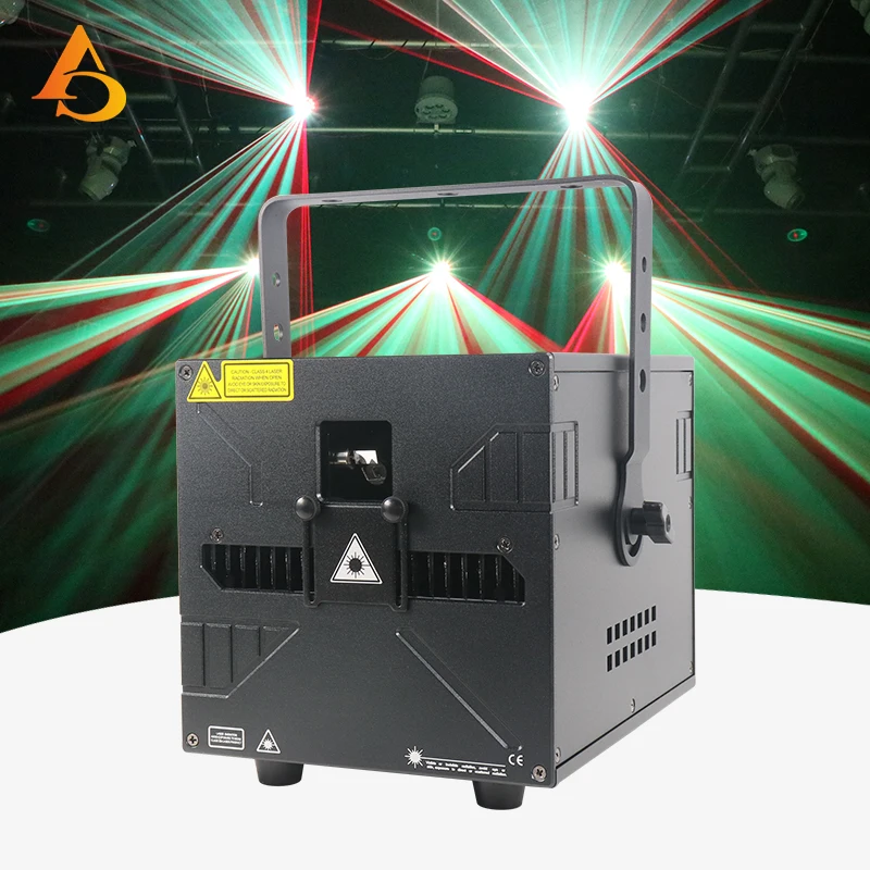 Высокое качество оптовая продажа 5 Вт rgb Лазерный свет dmx полноцветный анимационный лазерный
