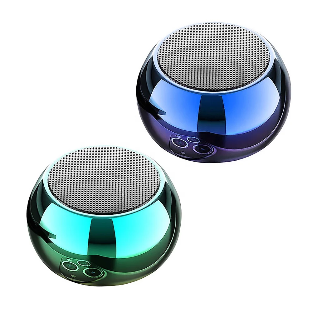  Amazon 2020 Новинка HiFi стерео Бас Звуковая коробка колонки металлическая Портативная колонка музыкальная Фабрика оптовая продажа мини