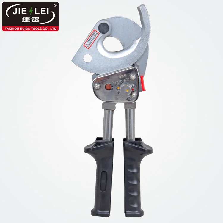 XLJ-D-500 max 500 sqmm ratchet cable cutter for cu al cable