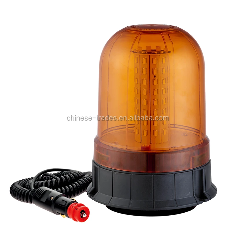 Super Bright Amber Safety  Led Rotary Strobe Lamp  Emergency Flashing And Revolving Warning Beacons Light