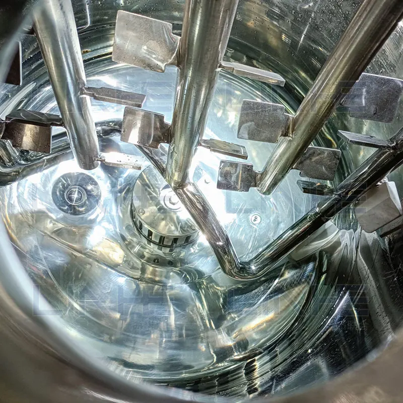 Factory supply body cream lotion lip cream high shear dispersing vacuum emulsifier machine