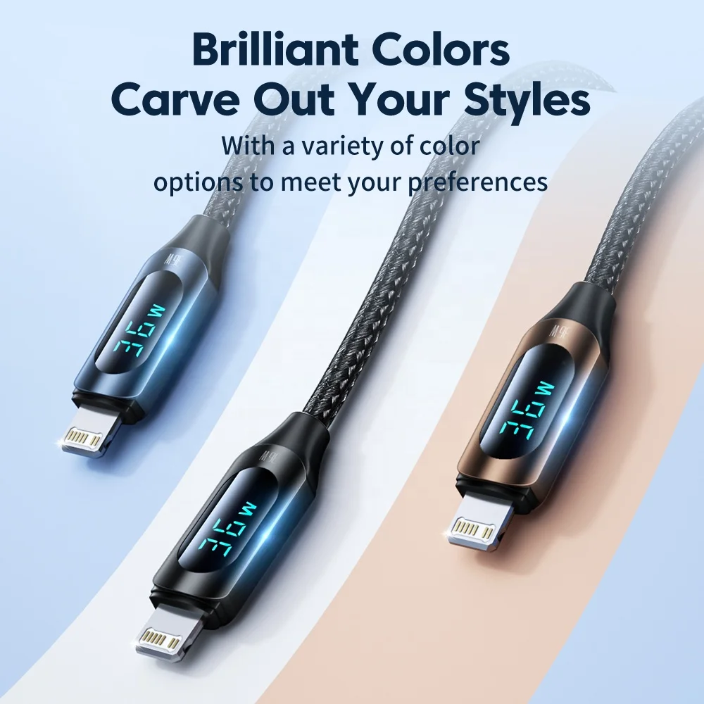 Toocki hot 36w selling products 2023 iphone charger cable lightning cable for iphone 11 12 13 ipad