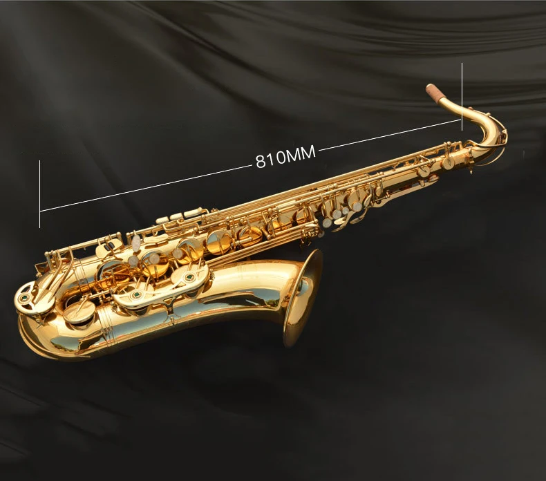 
Gold Lacquer Phosphorous Copper Alto Instrument Accessories China Sax Professional Eb Saxophone Alto 