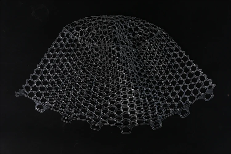 New Carbon Fiber Frame Fly Fishing Rubber Mesh Landing Net Rubber