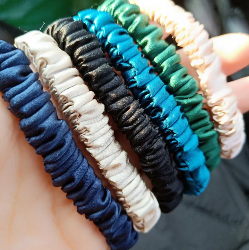 100% шелковая ткань, оптовая продажа, шелковые резинки в популярном стиле Amazon