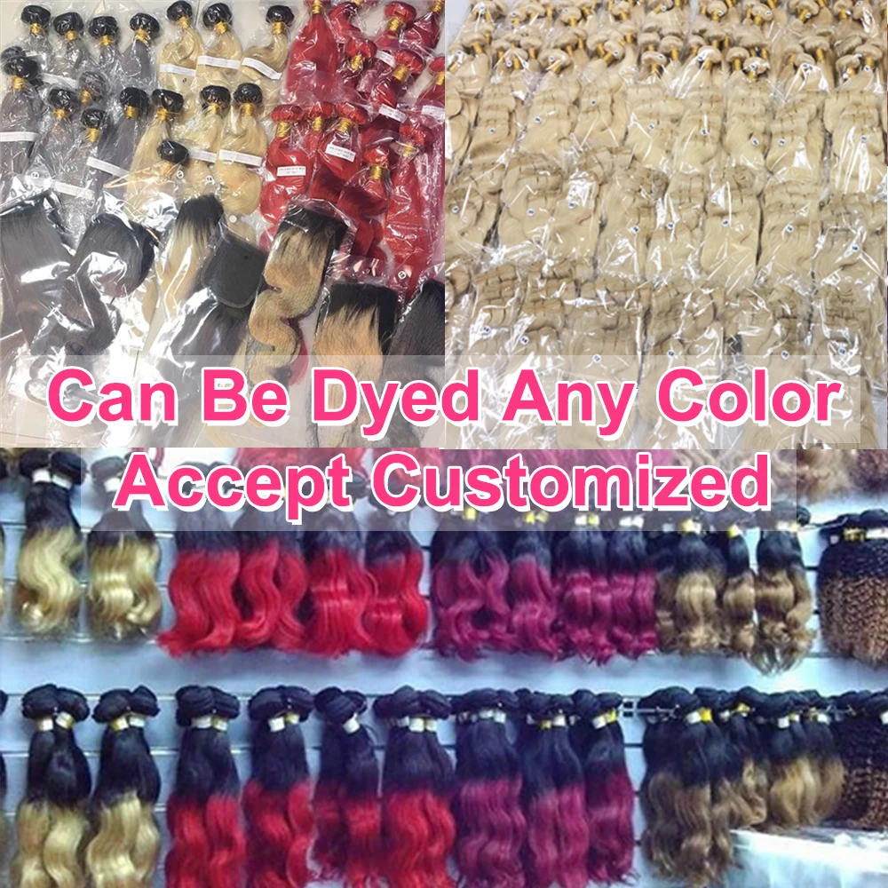 GD Remy Hair 100 Human Hair Natural Raw Hair Extension,10a Grade Straight Weave Hair Weft,One Donor Virgin Cuticle Aligned Hair