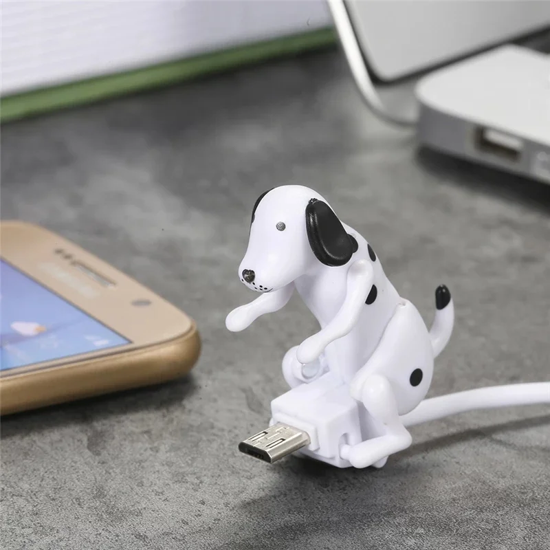  Новинка Забавный милый портативный USB-кабель для домашних животных далматинская игрушка гаджет зарядное устройство кабель передачи данных совместимый с мобильным телефоном