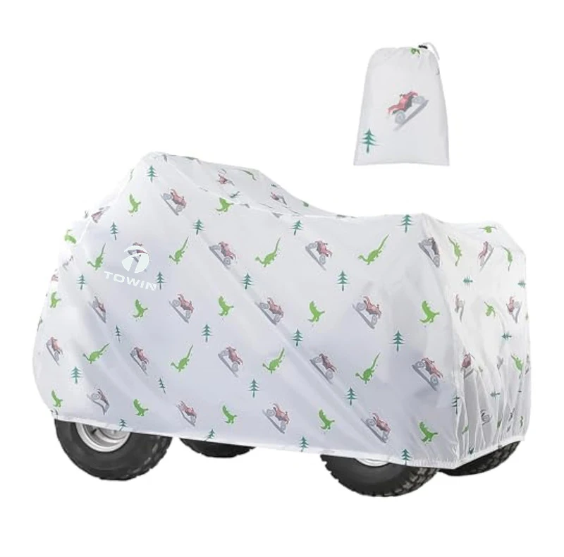 300D Oxford Cloth ATV Cover Four Wheeler Cover for Polaris Outlaw Polaris Sportsman Raptor Grizzly Can-Am