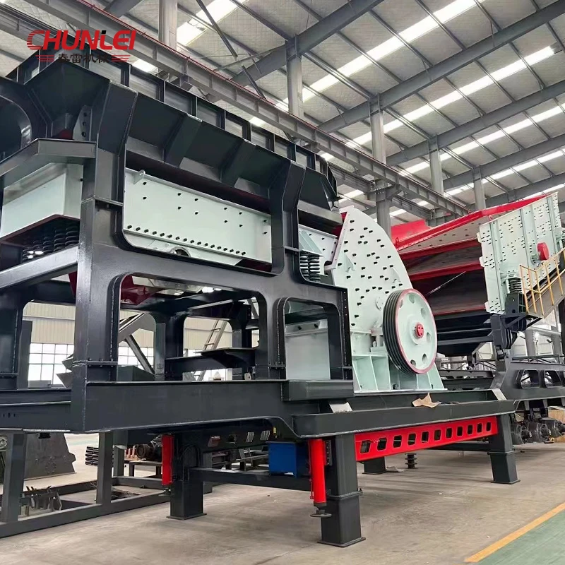 Spot Goods Wheel Type Mobile Crushing And Screening Plant MTN1213 Crushing Station
