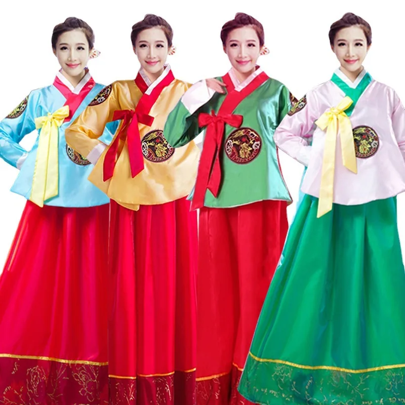 Женский костюм для ЭТНИЧЕСКОГО ТАНЦА, корейский костюм для косплея в Корейском стиле KTWD-002