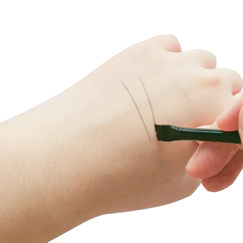 Wholesale Eyebrow Eyeliner Brush Angled Flat Eyebrow Comb Professional Beauty Makeup Brushes For Lash Eye Brow Brush