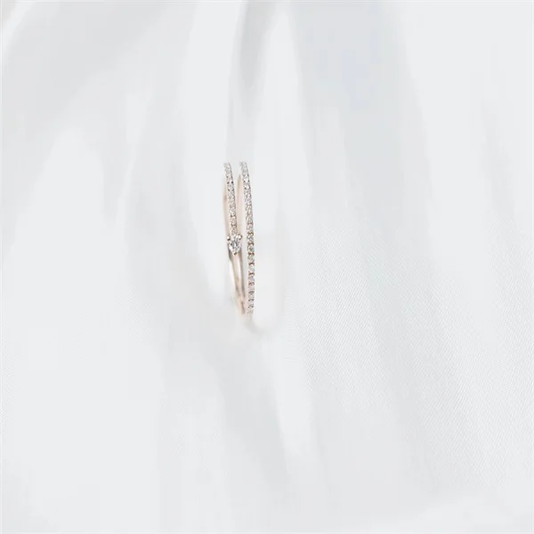 Wholesale Diamonds Rings Price Wedding Rings 18K Gold For Female Couple Ring For Lovers