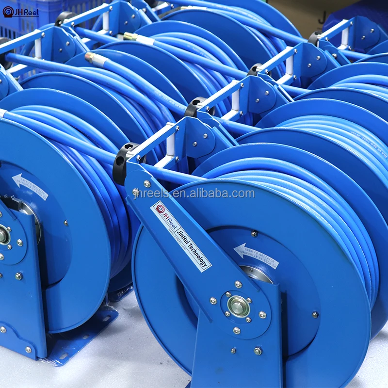 automatic cable reel 10~30m spring driven hose reel retractable air hose reel drum