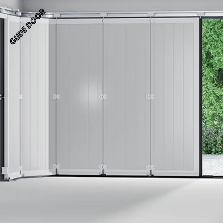 Industrial Express Side-Moving Garage and Warehouse Commercial Doors with Multiple Rail Lift Finished Surface