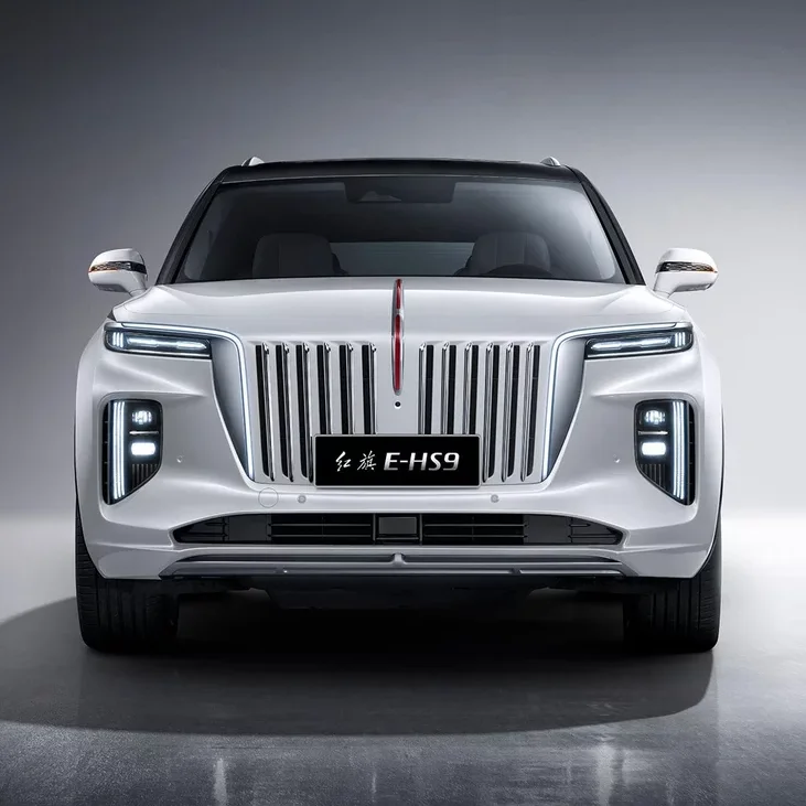 Модель 2021 года в наличии Hongqi EHS9 чистая электрическая энергия 460 км большой внедорожник с 5 колесами 6 сидений подержанные электрические