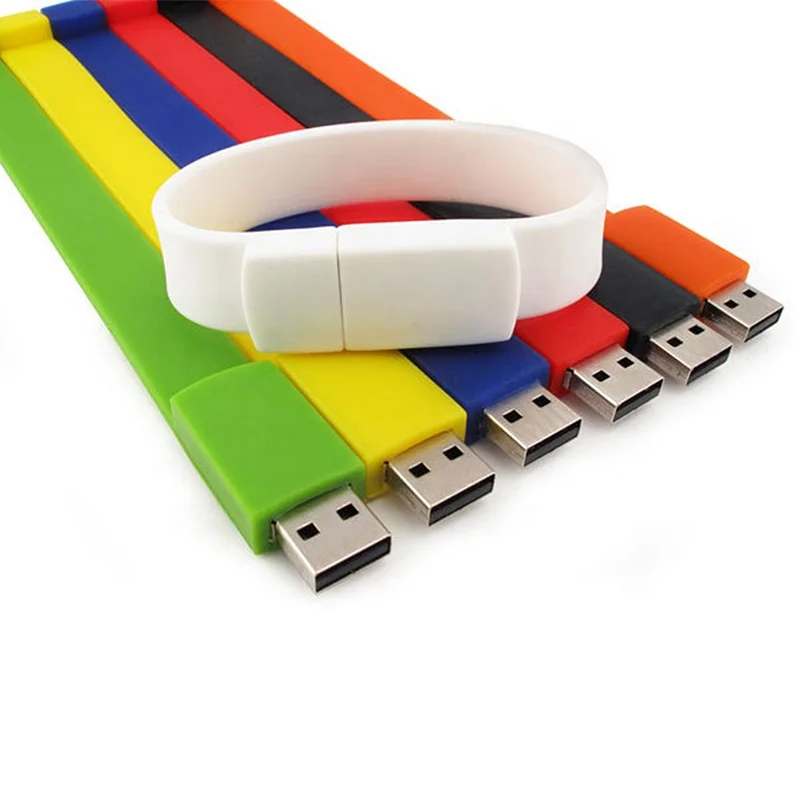 rubber Pen drive bracelets usb pendrive wristband flashdrive 2.0/3.0 wrist bands custom flash usb drive Silicone USB Bracelet