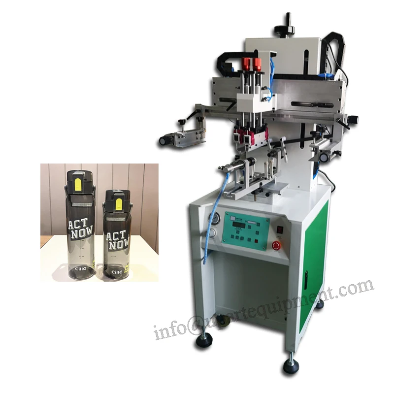 Automatic Coffee Cups Screen Printing Machine Plastic Bottles Screen Printer Silicon wristband Printing Machine price