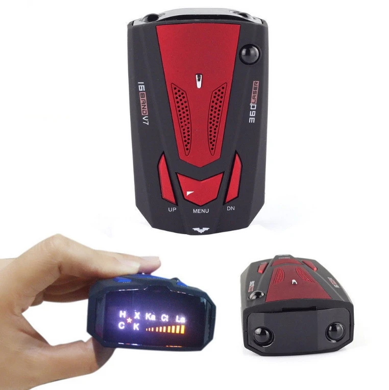 Smart Wholesale Car V7 Radar Detector Auto Speed Alarm System with 360 Degree Detection and Voice Alert Auto Electronics