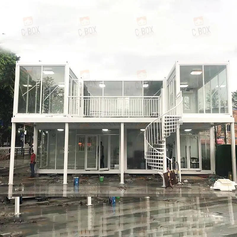 Cbox Customizable Modular Building Prefabricated Office Design Detachable Flat Pack Container House