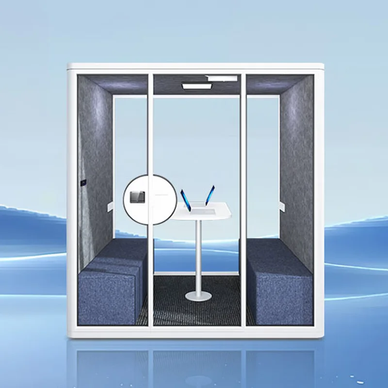 Cheap Factory Price Sound Insulation Meeting Outdoor Phone Booth Pods Soundproofing Office Pod With Recording Studio Desk