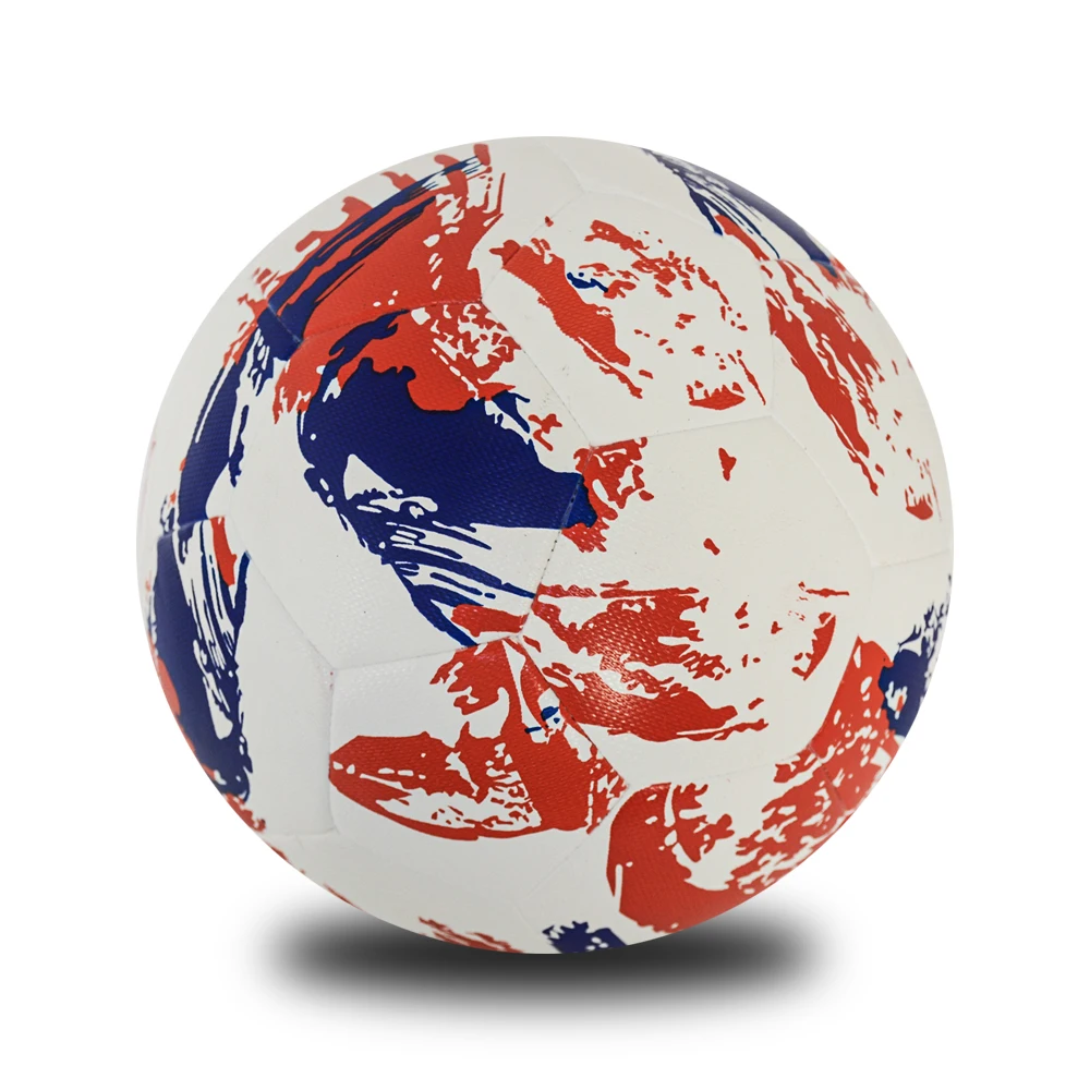 Official Size and Weight Hybrid Soccer Ball PU Material Football Professional Sports Ball