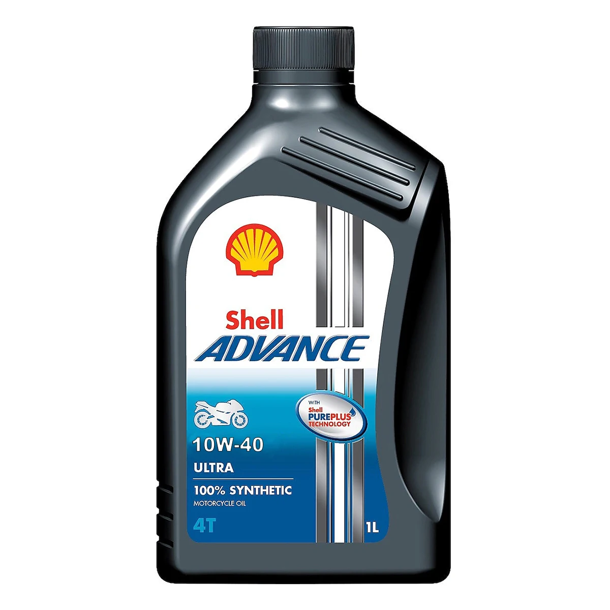 
Germany Shell Advance 4T Ultra 100% Synthetic 4 Stroke Motocycle Engine Oil 10W-40, 1 liter bottle 