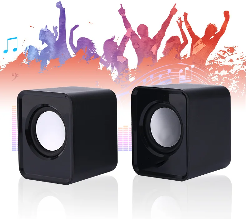 Outdoor Subwoofer Cheap Model USB 2.0 channel Speaker,  mini desktop computer notebook USB small speakers