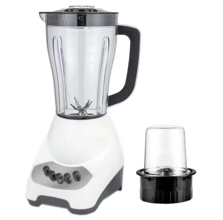 white color PC Plastic jar Vegetable mixer kitchen blender with 7025cca motor