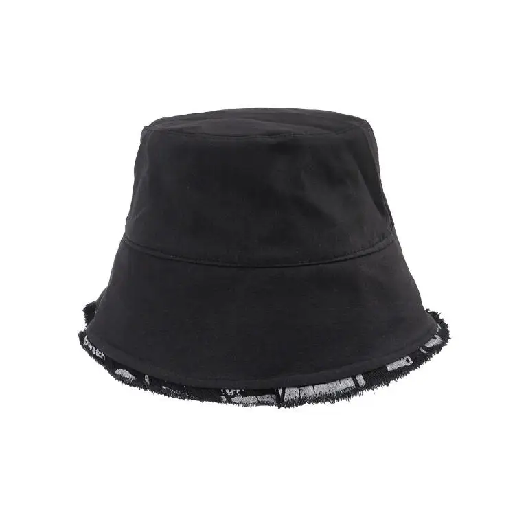Fashing New Design Custom Cotton Print Pattern Bucket Hat Outdoor Bucket Reversible Hats With Custom Logo Hijab