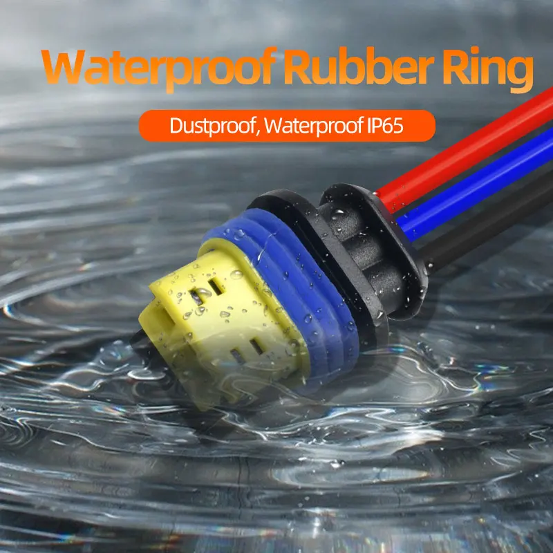 3pins Car HID Xenon Bulb Ballast Plug Cable D1S D3S HID Cord Connector for Osr Wire Harness Power Block Cable Light Accessories