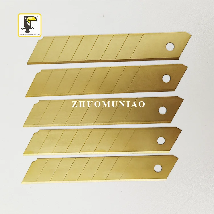 18mm Titanium Coating High Quality Snap Off Spare Blades