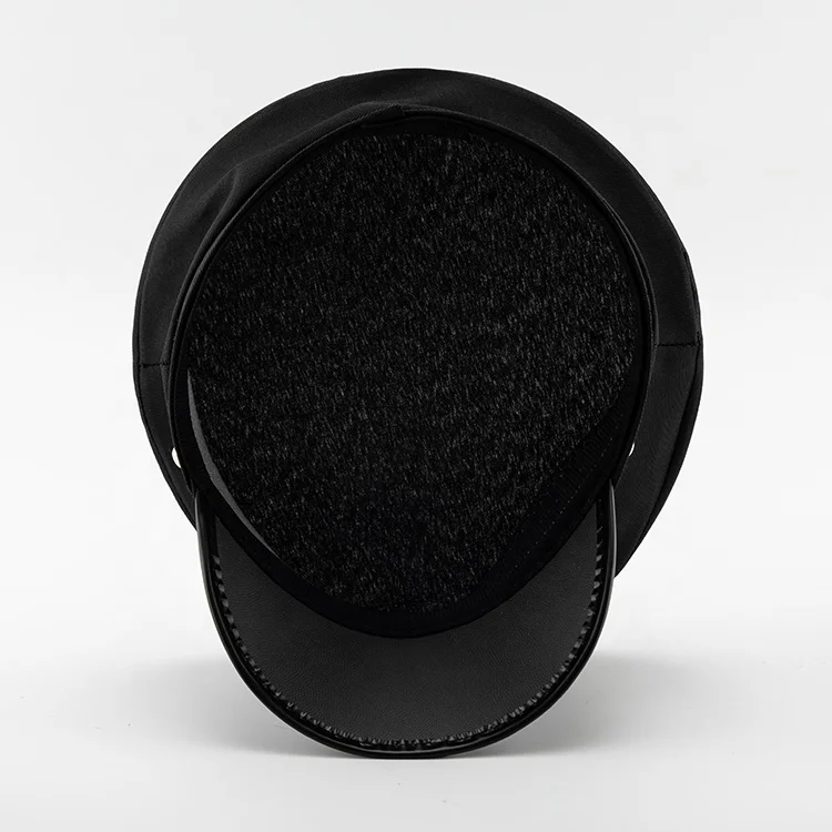 
Manufacturer supplies party Rave role-playing police hats with gray leather logos 