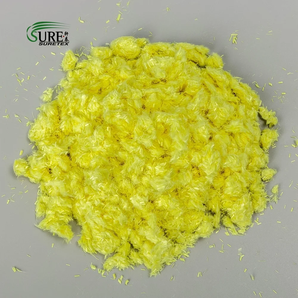 6mm Para Aramid Short Cut Fiber Chopped Strand for Making Various Reinforced Compounds