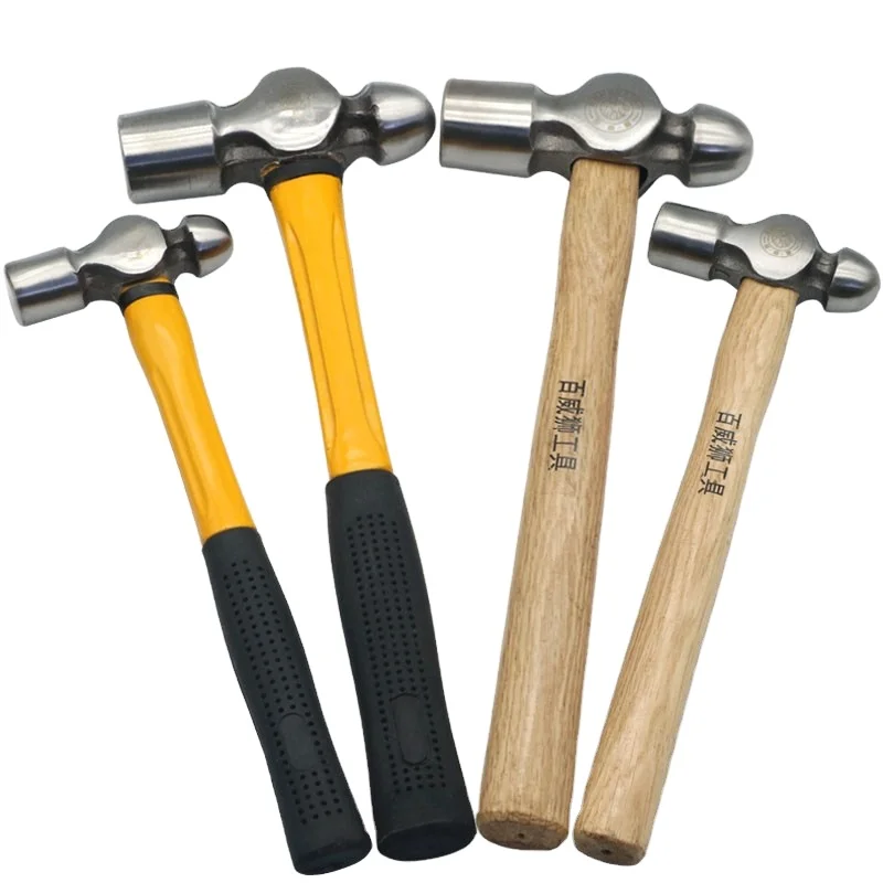 Berrylion 0.5/1/1.5/2/2.5/3P Wooden Handle Hammer Ball Pein Peen Pin Head Wood Martillo Martelo Marteau Other Hand