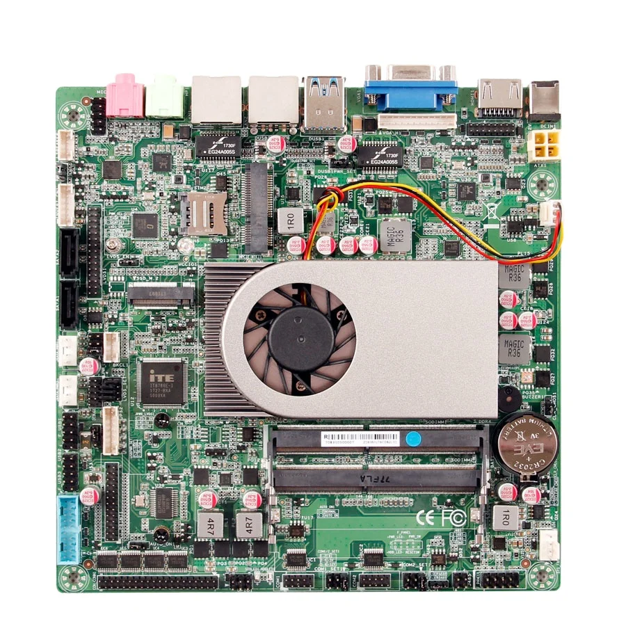 LIMYEE core itx DDR4 32GB Mini ITX Motherboard Core i5 6360U Processor for Mini pc