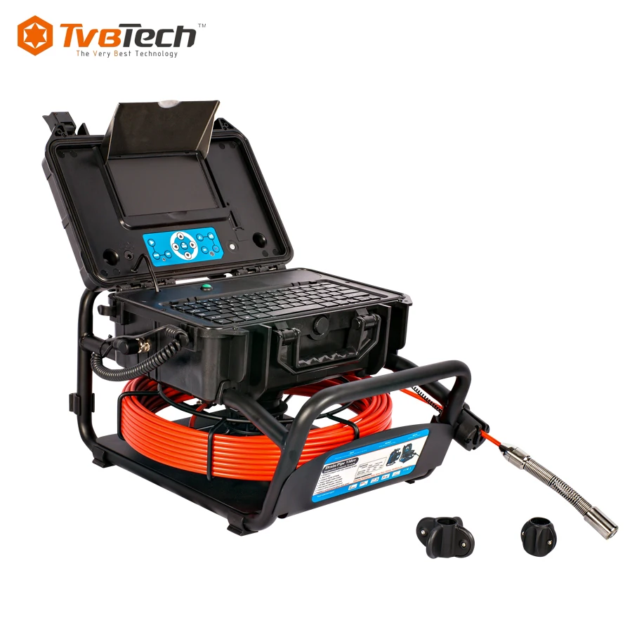 TVBTECH 3499F Wireless Keyboard for Text Input of 20M/30M/40M Waterproof Sewer Drain Pipe Inspection Camera System With Locator