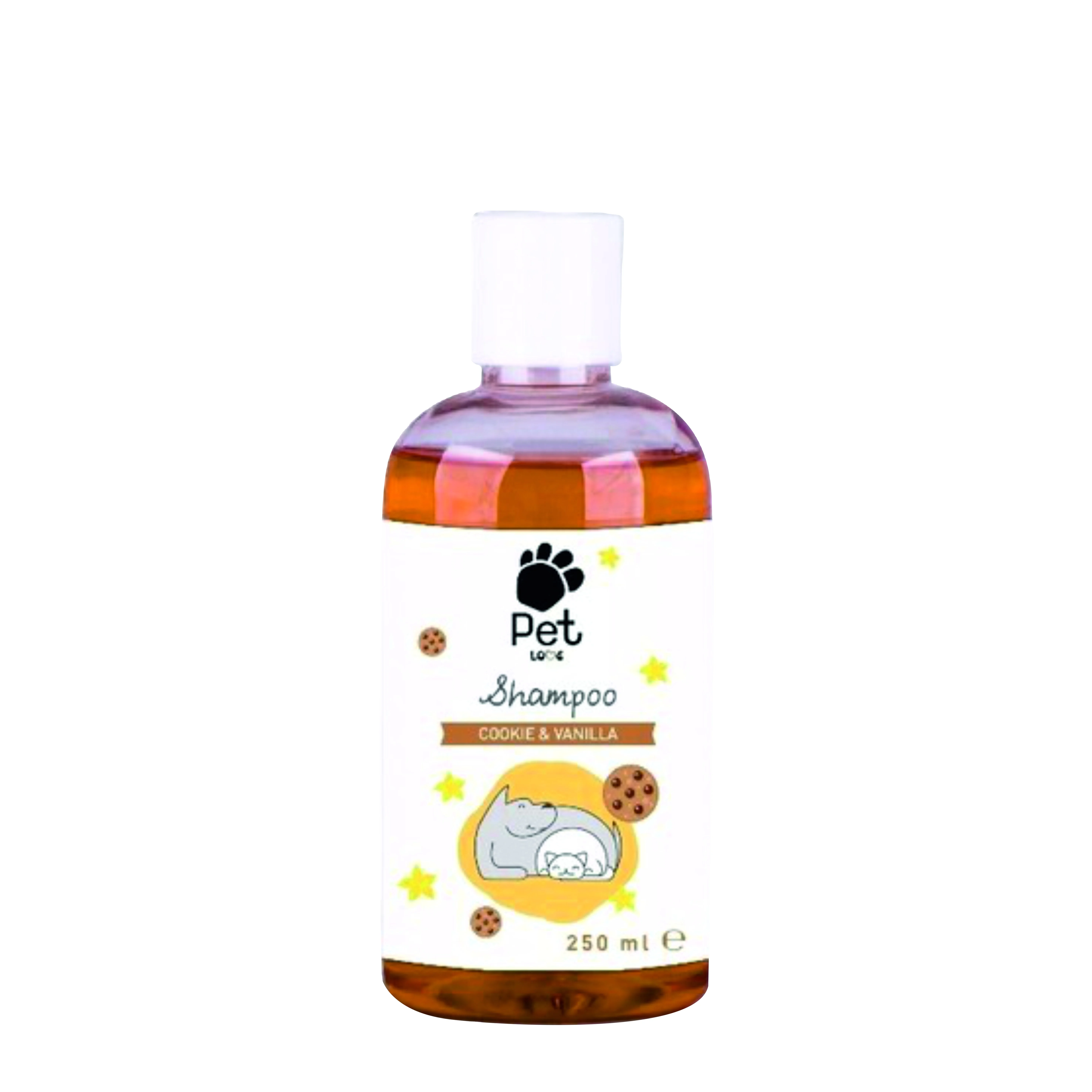 Skin Friendly Organic Pet Shampoo for Pet Dog and Cat Coccie & Van 250 ml (15 PCS) OEM Pet Love