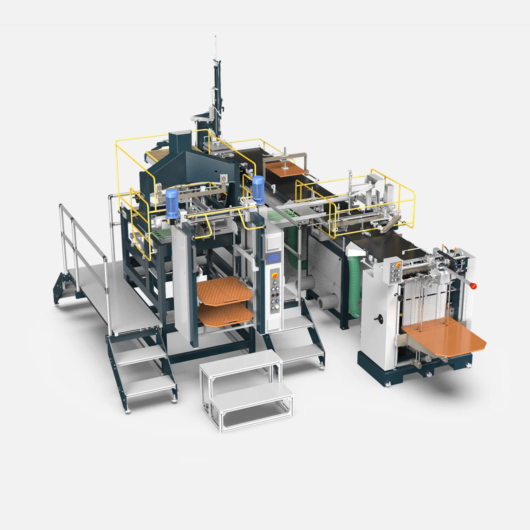 HM-ZD600B Best Selling Automatic Rigid Box Gluing Pasting Spottering Forming Machine