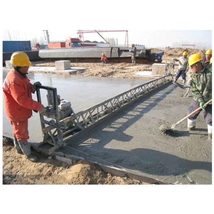 Finishing gas power screed concrete vibratory screed machine for sale