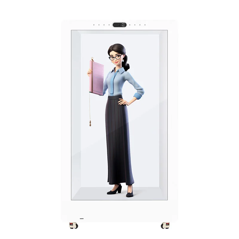HXXK TOUCH Customized 21.5inch-98inch Interactive LED Display Showcase Indoor 3D Hologram Touch Screen Advertising for Education